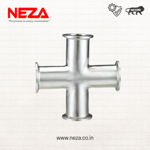 Stainless Steel TC 4-Way Cross – Neza Engineering Co.