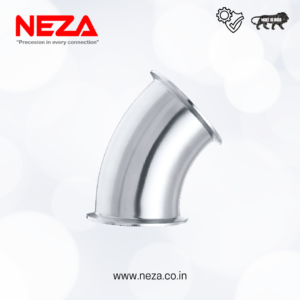 STAINLESS STEEL 304/316L TC ELBOW 45 DEGREE