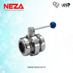 SS Union Ended Butterfly Valve